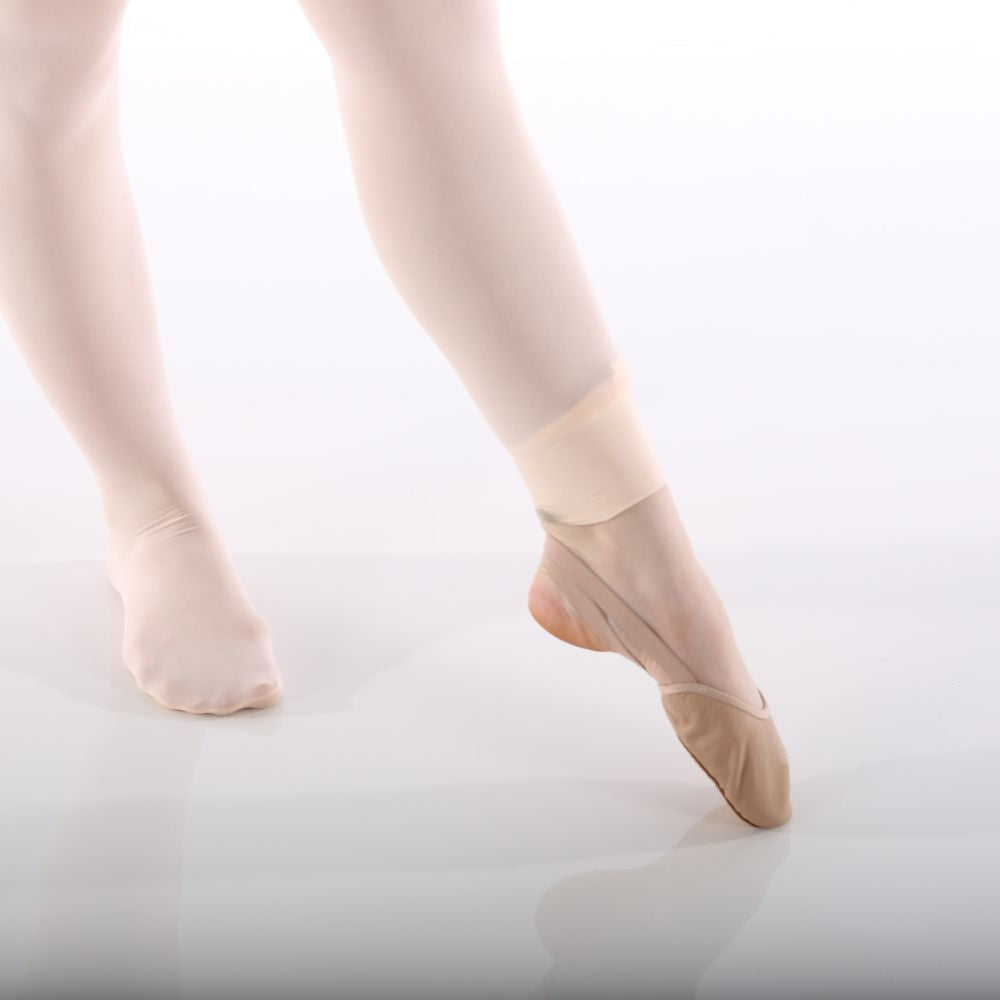 Tan Half-Sole Lyrical Shoe - Neighborhood Dancewear 