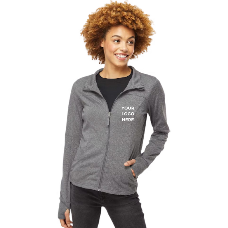 Track Jacket Adult Youth Sizes Grey Black - Neighborhood Dancewear