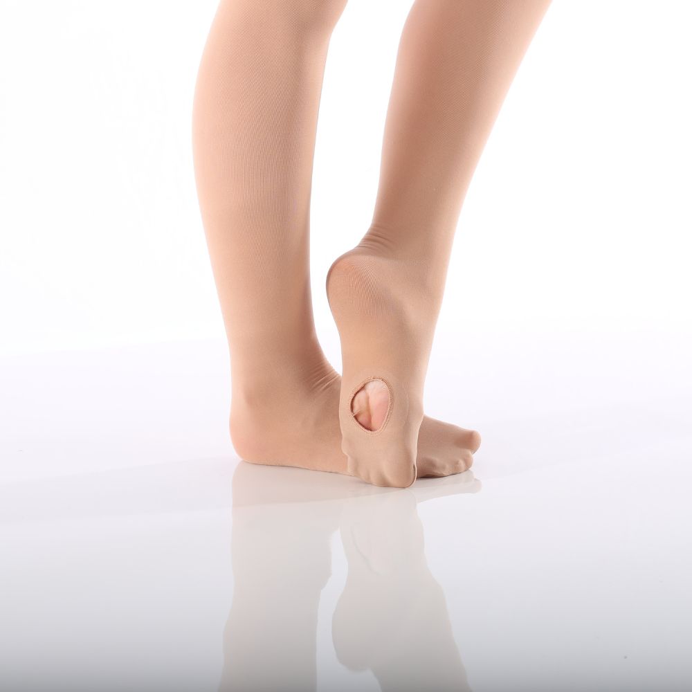 Tan Child Convertible Tights - Neighborhood Dancewear 