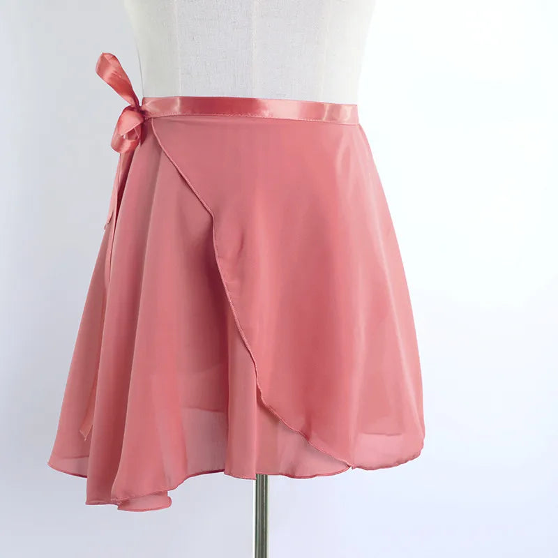 Women's Ballet Wrap Skirt Multiple Colors Available - Neighborhood Dancewear Rose Pink