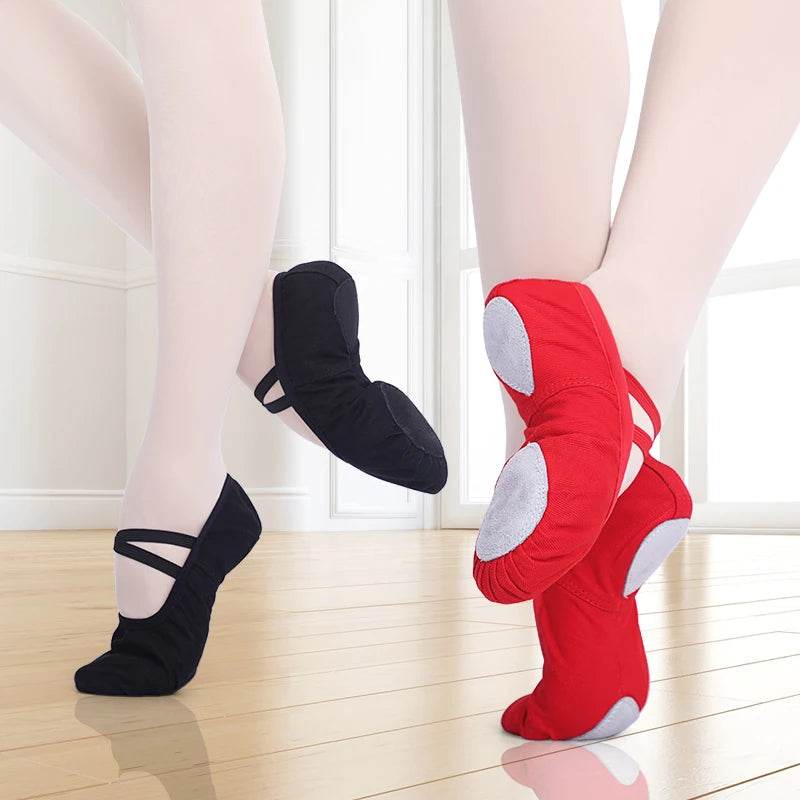 Canvas Ballet Shoe Soft Sole Flexible And Durable - Neighborhood Dancewear