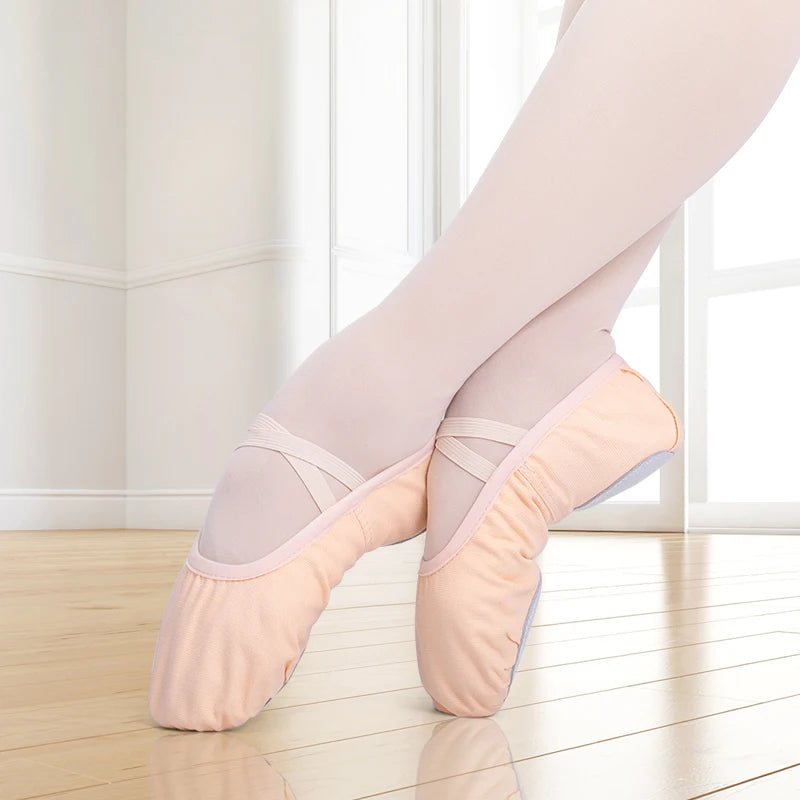 Canvas Ballet Shoe Soft Sole Flexible And Durable - Neighborhood Dancewear