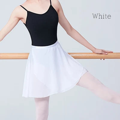Women's Ballet Wrap Skirt Multiple Colors Available - Neighborhood Dancewear White