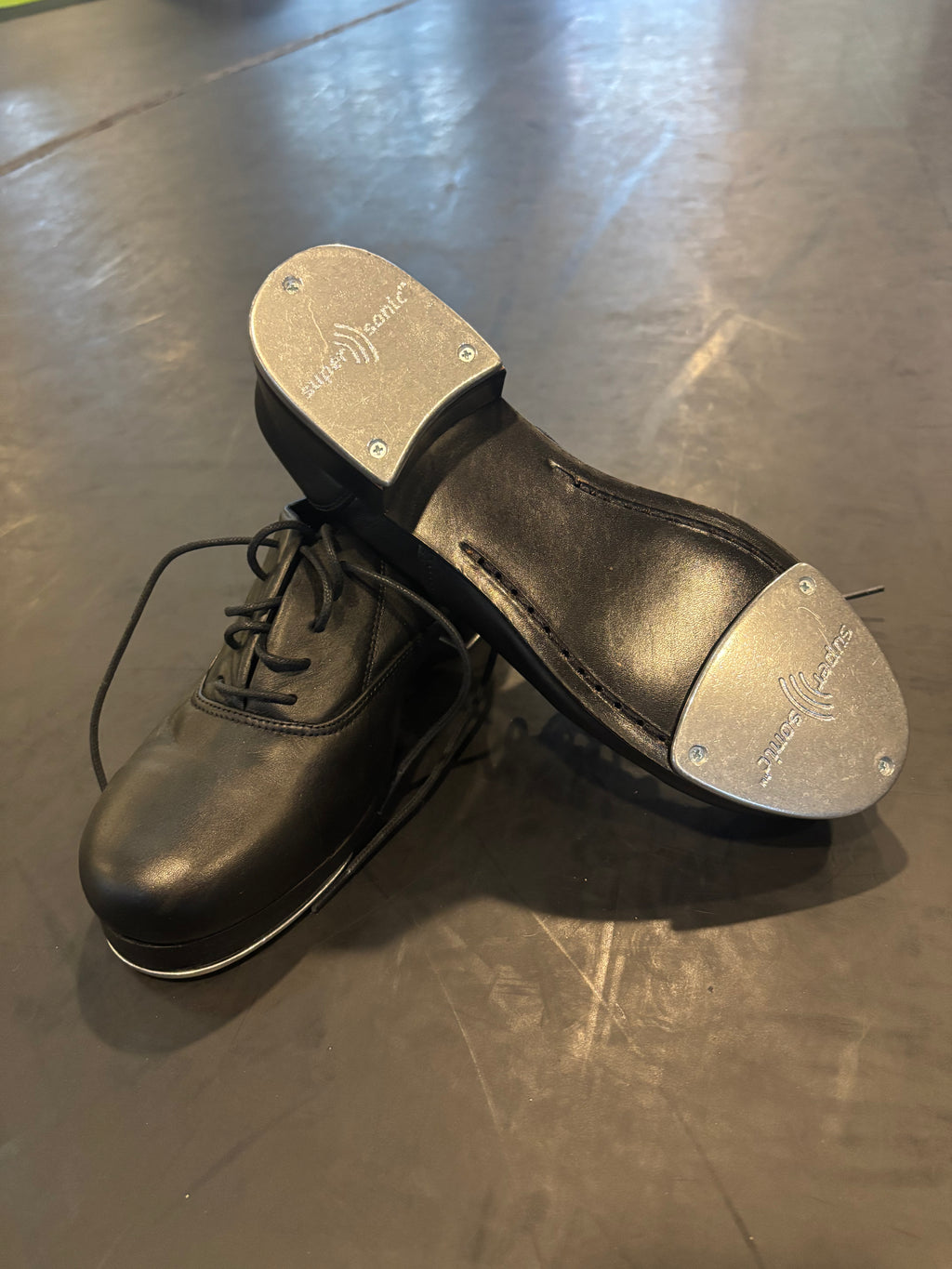 GS1 Mateo Grounded Sole Tap Shoes Leather