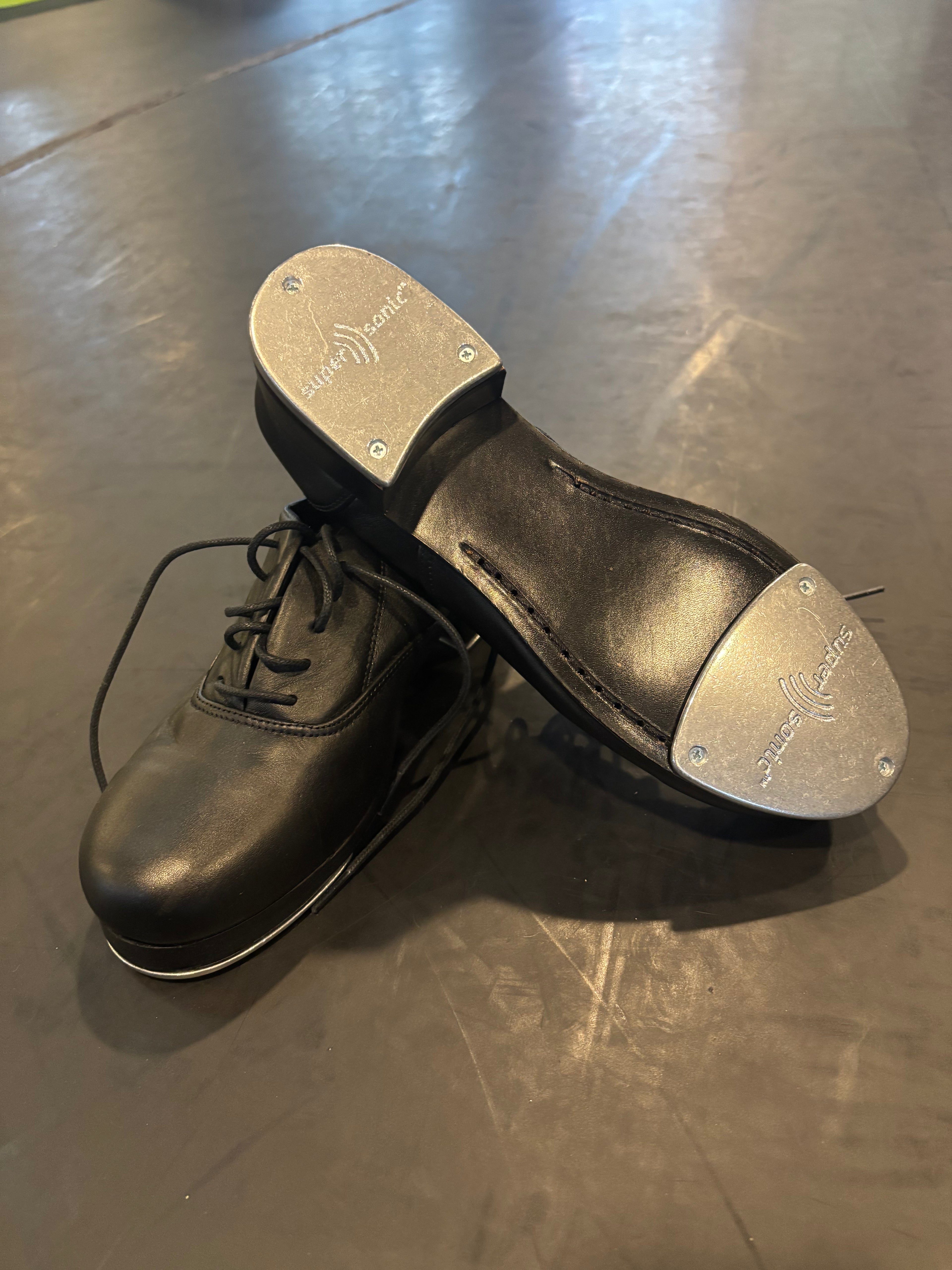 GS1 Mateo Grounded Sole Tap Shoes Leather