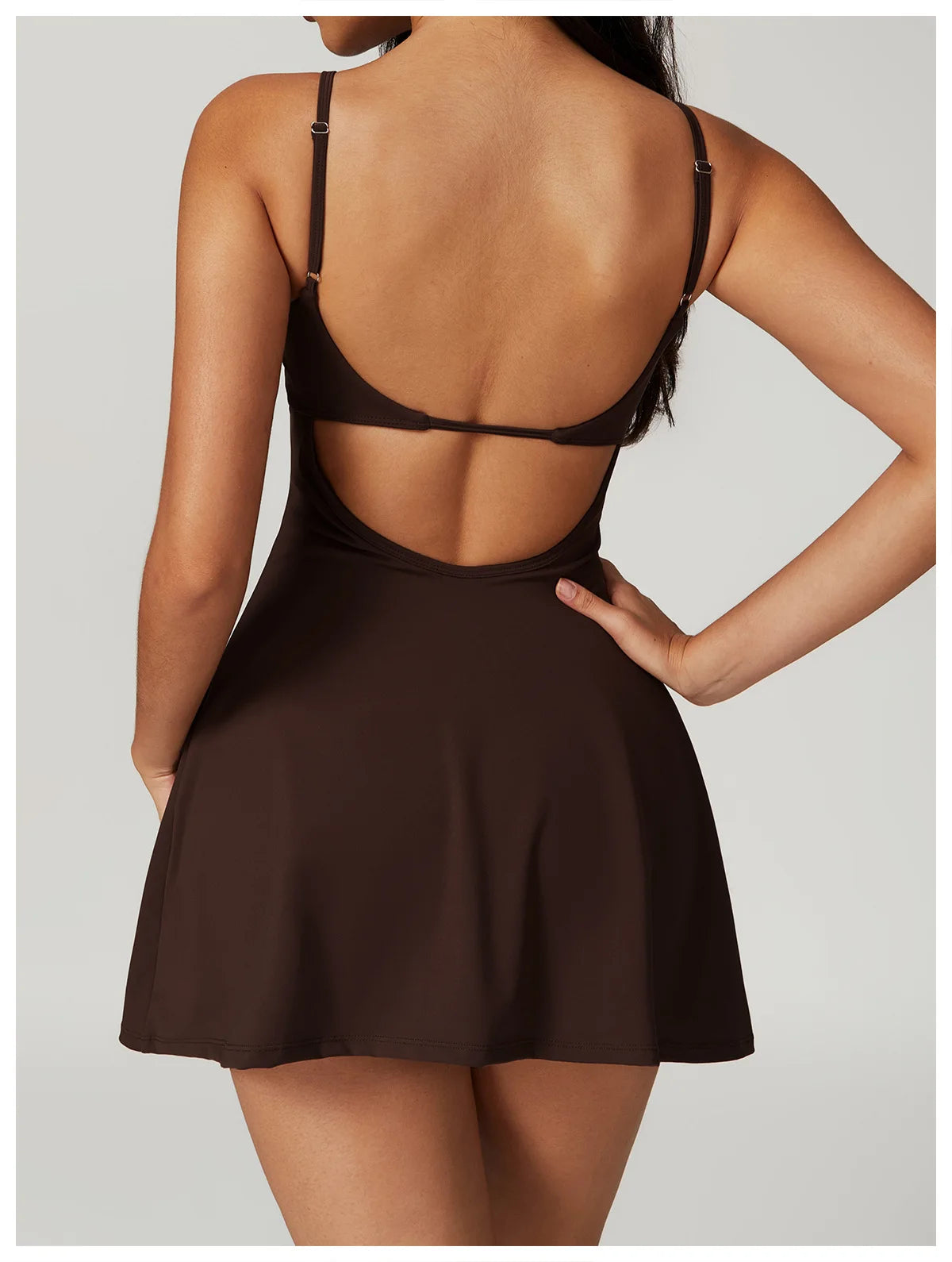 One-Piece Athletic Dress Available In Multiple Colors