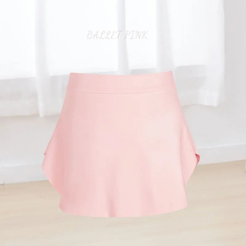 Girls Ballet Side Split Dance Skirt - Neighborhood Dancewear Pink