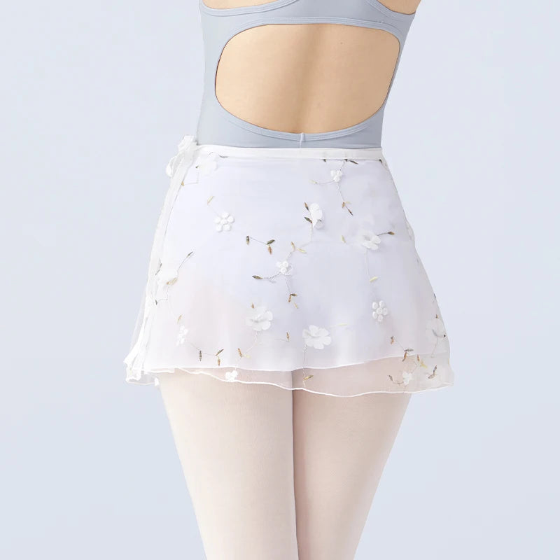 Women's Floral Wrap Ballet Dance Skirt - Neighborhood Dancewear
