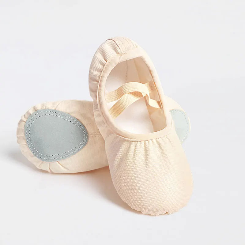 Canvas Ballet Shoe Soft Sole Flexible And Durable - Neighborhood Dancewear Light Tan