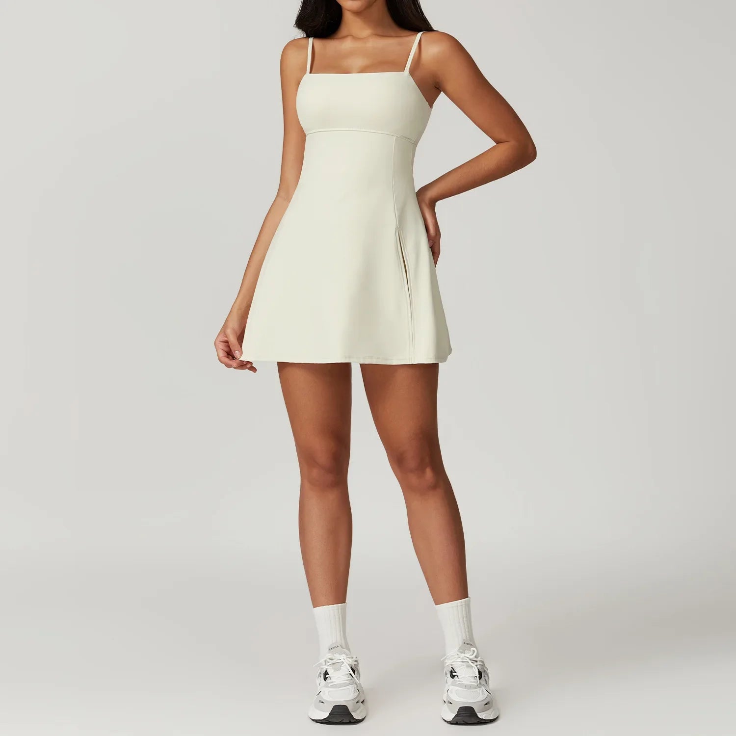 One-Piece Athletic Dress Available In Multiple Colors