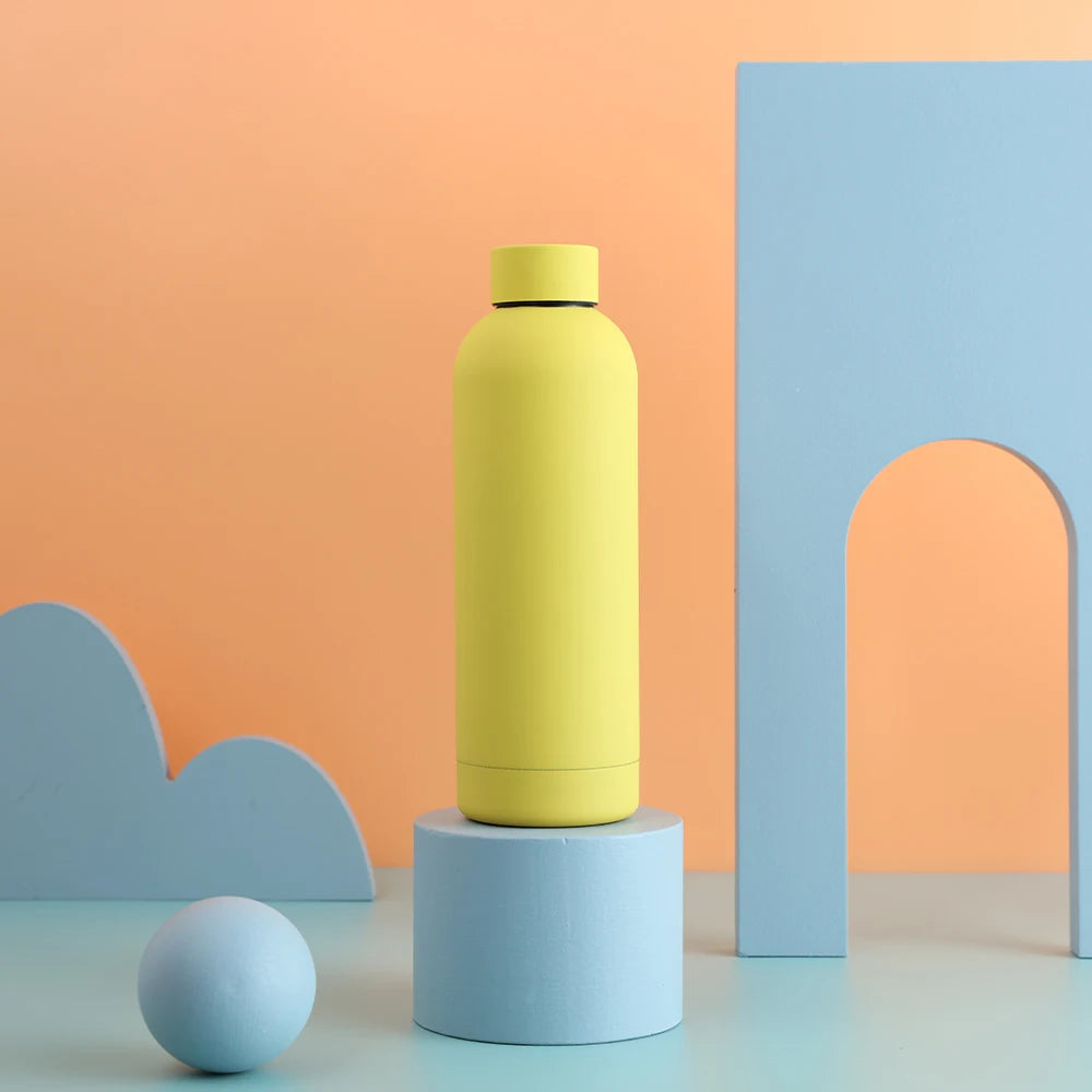 Stainless Steel Water Bottle For Dance Class - Neighborhood  Dancewear Yellow