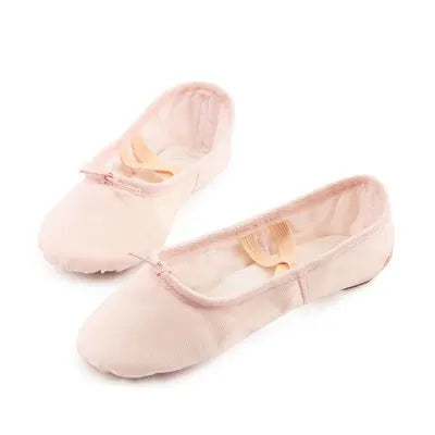 Canvas Ballet Shoe Soft Sole Flexible And Durable - Neighborhood Dancewear Light Pink Ballet Pink