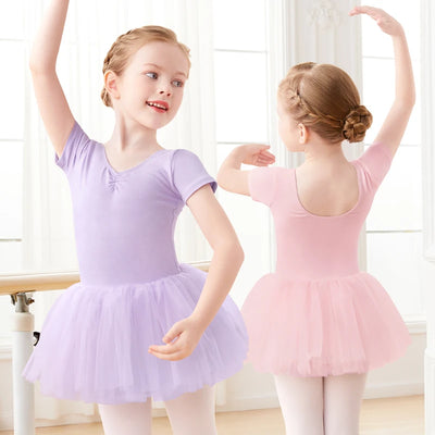 Girls Ballet Tutu Dance Dress Leotard With Full Lining - Neighborhood Dancewear