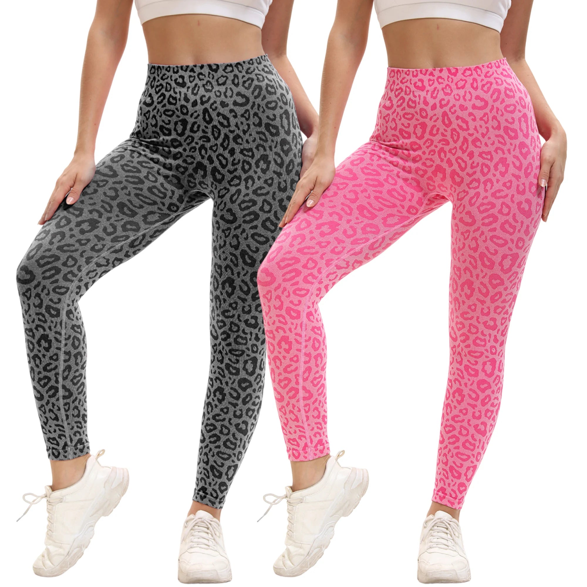 Adult Leopard Print Leggings For Dance Yoga - Neighborhood Dancewear