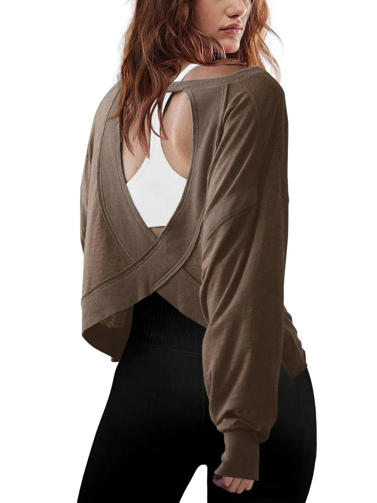 Women's Loose Long-Sleeved Shirt Cozy And Flowy - Neighborhood Dancewear