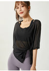 Women's Oversized Flowy T-shirt In Multiple Colors - Black