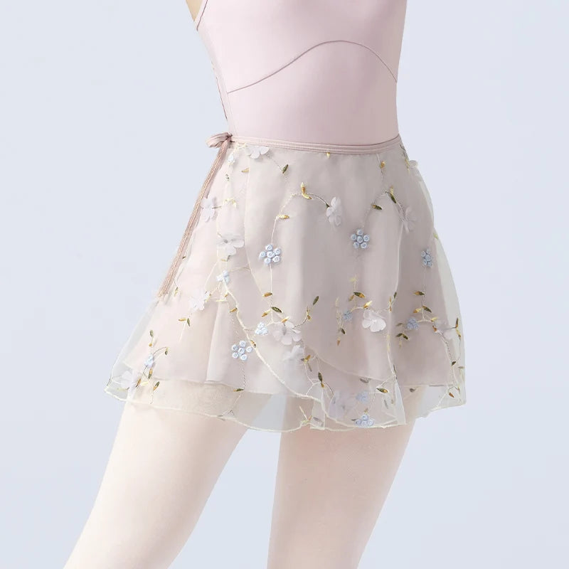 Women's Floral Wrap Ballet Dance Skirt - Neighborhood Dancewear