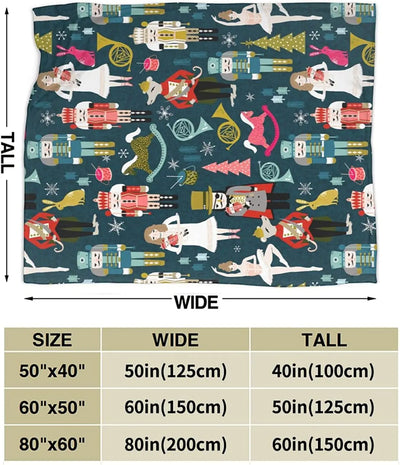 Christmas Nutcracker Throw Blanket - Neighborhood Dancewear