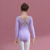 Girls Lace Long Sleeve Dance Leotard