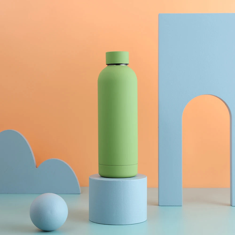 Stainless Steel Water Bottle For Dance Class - Neighborhood  Dancewear Lime Green