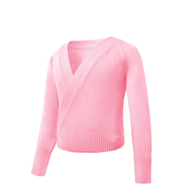 Girls Dance Wrap Sweater - Neighborhood Dancewear  Pink