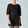 Women's Oversized Flowy T-shirt In Multiple Colors - Black