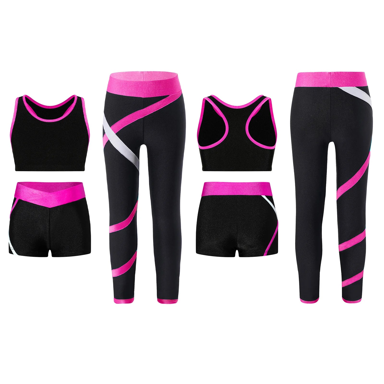 Girls 3 Piece Sports Set For Dance and Gymnastics - Neighborhood Dancewear