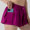 Girls Flowy Shorts With Pockets In Multiple Colors Pink Purple