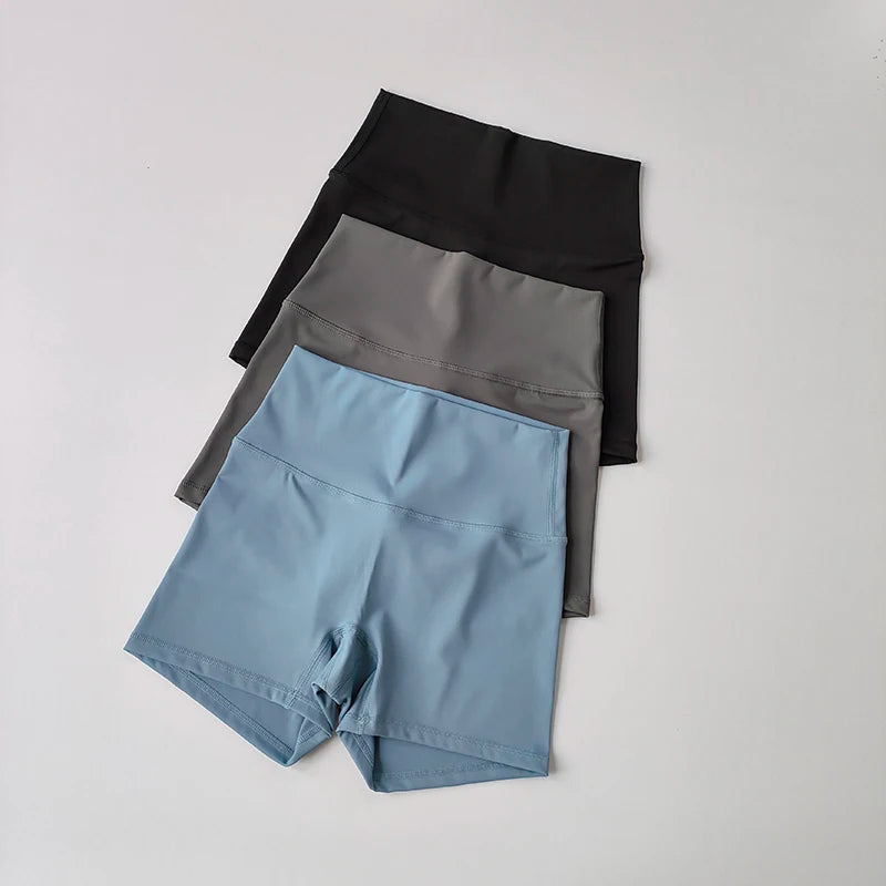 High Waist Quick Drying Yoga Shorts - Neighborhood Dancewear 