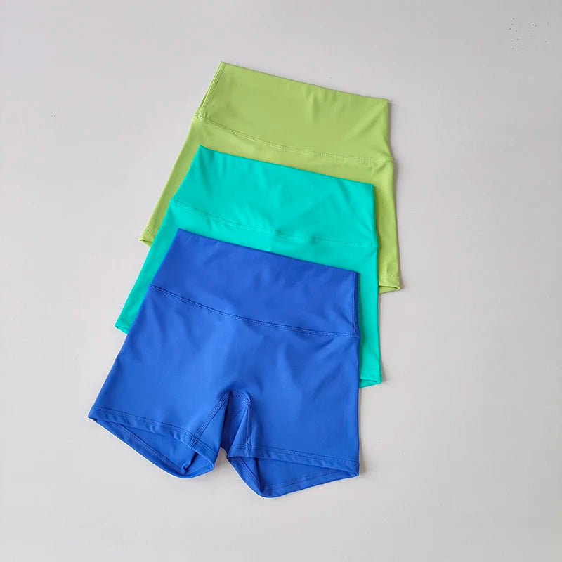 High Waist Quick Drying Yoga Shorts - Neighborhood Dancewear 