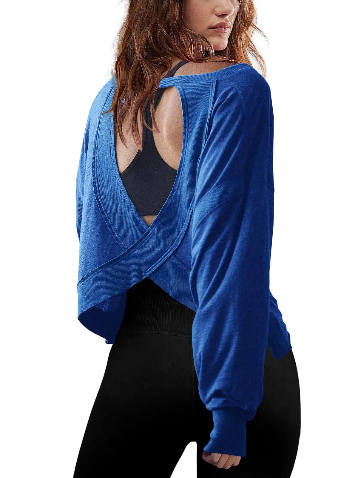 Women's Loose Long-Sleeved Shirt Cozy And Flowy - Neighborhood Dancewear