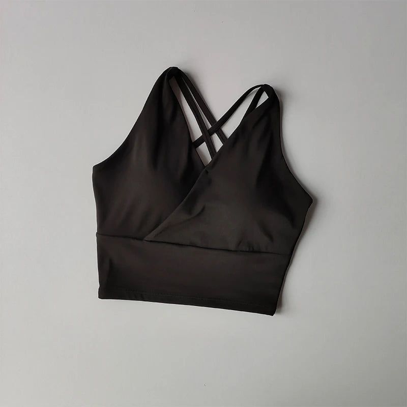 Women's Sports Bra Supportive High Energy - Neighborhood Dancewear Black