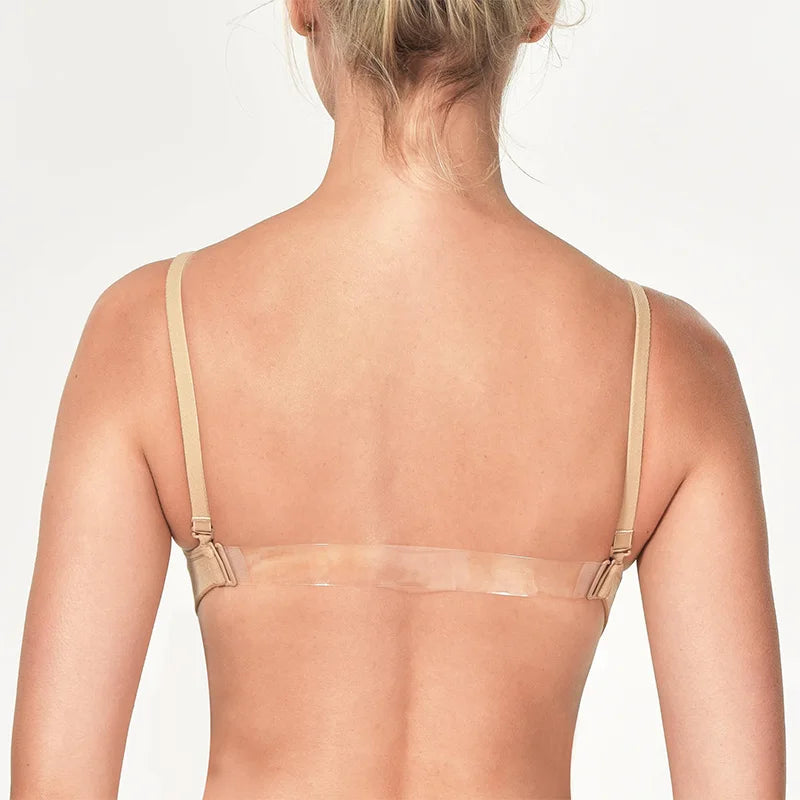 Dance Bra for Women with Adjustable Clear Straps - Neighborhood Dancewear