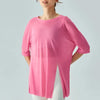 Women's Oversized Flowy T-shirt In Multiple Colors - Pink