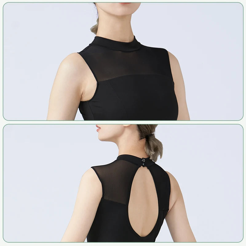 Adult High Neck Leotard Multiple Colors Available