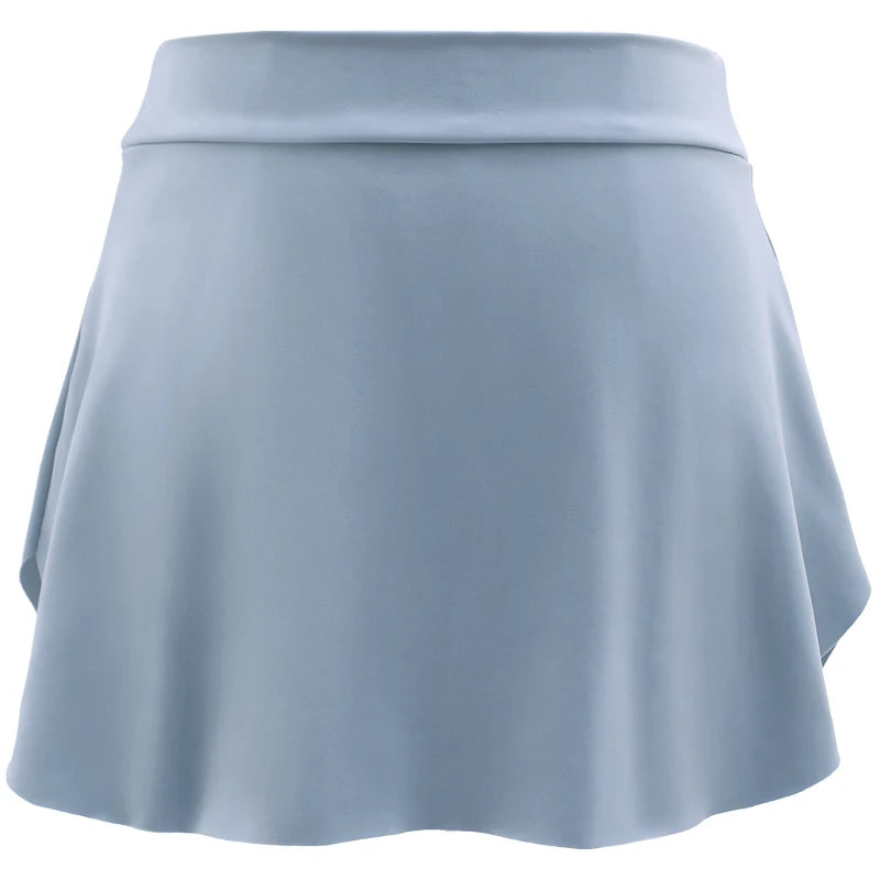 Girls Ballet Side Split Dance Skirt - Neighborhood Dancewear Slate Blue