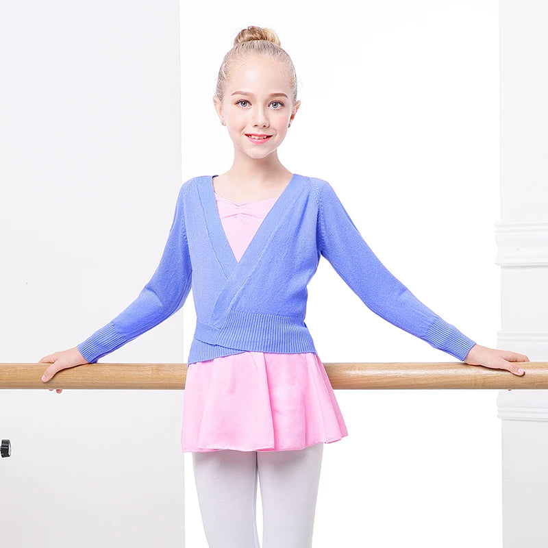 Girls Dance Wrap Sweater - Neighborhood Dancewear
