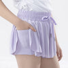 Girls Flowy Shorts With Pockets In Multiple Colors Light Purple