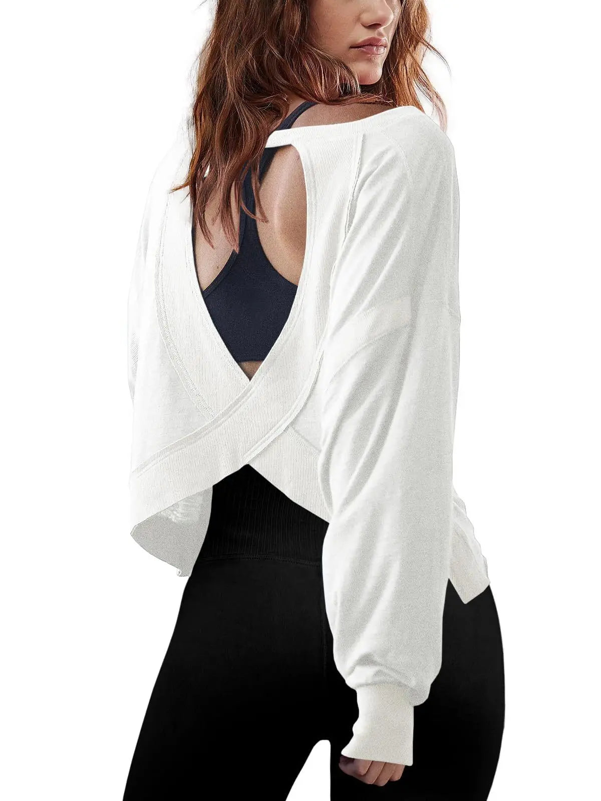Women's Loose Long-Sleeved Shirt Cozy And Flowy - Neighborhood Dancewear
