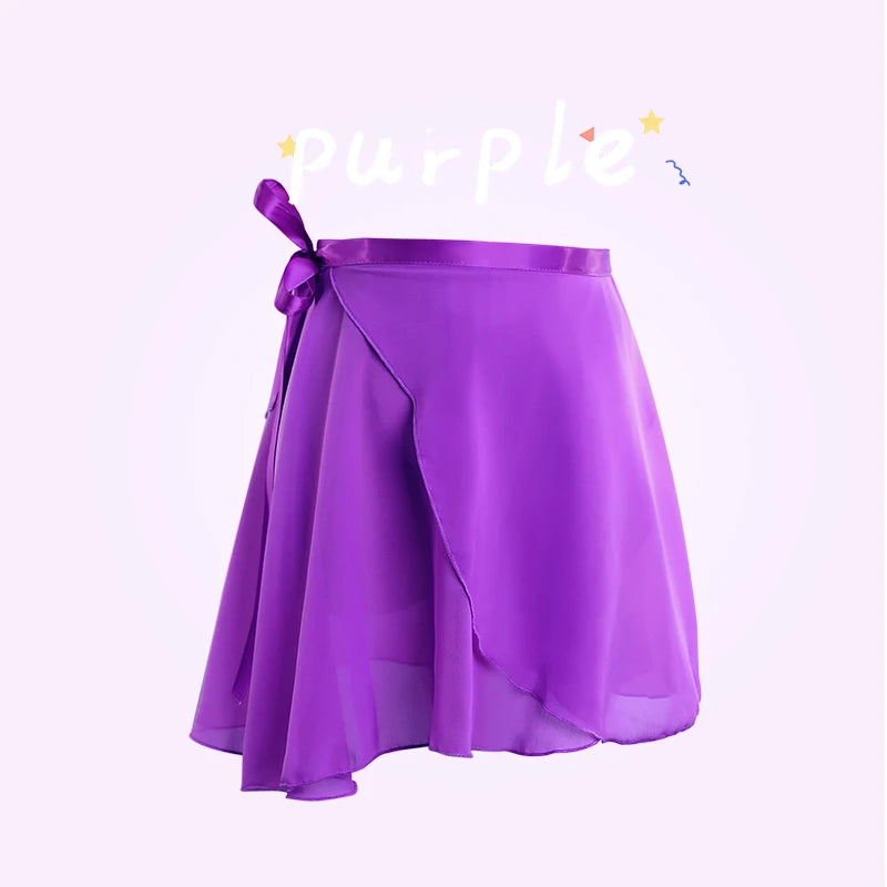 Women's Ballet Wrap Skirt Multiple Colors Available - Neighborhood Dancewear Purple
