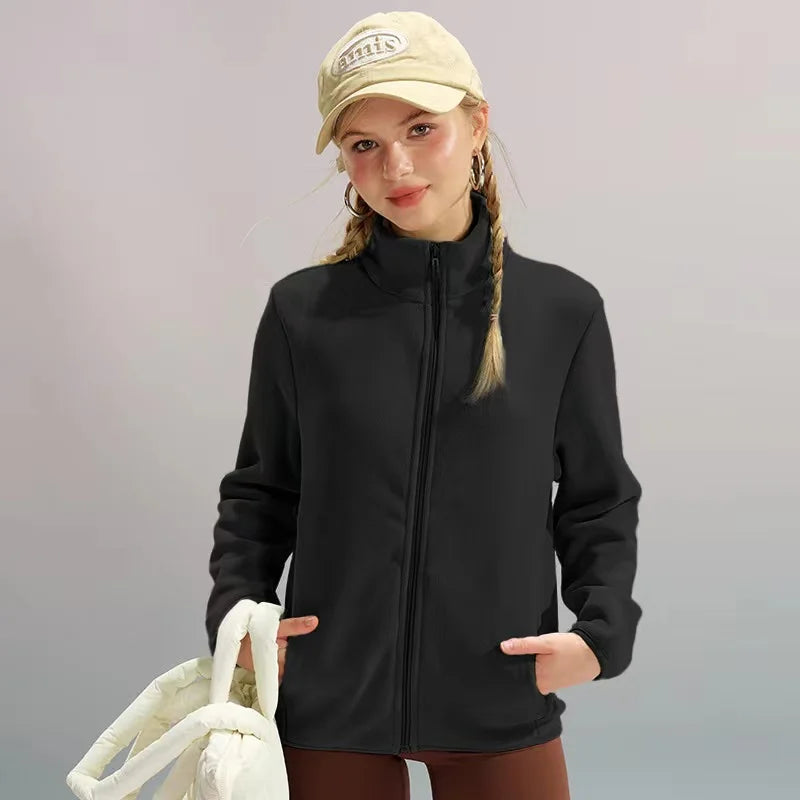 Women's Fleece Jacket Cozy AF Double Sided - Neighborhood Dancewear