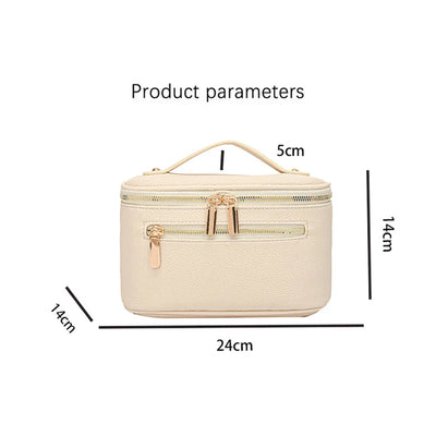 Double Zipper Travel Cosmetic Bag