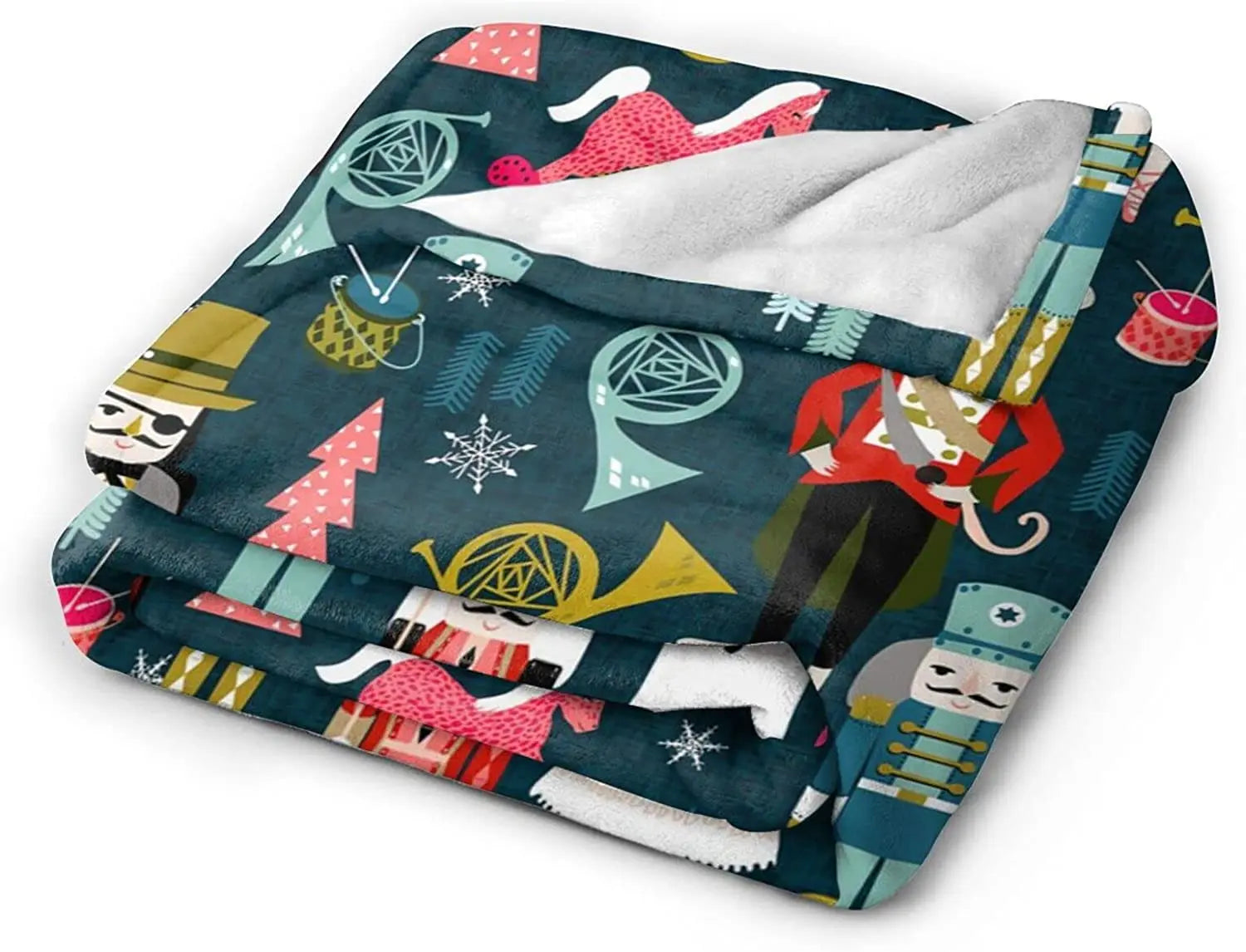 Christmas Nutcracker Throw Blanket - Neighborhood Dancewear 