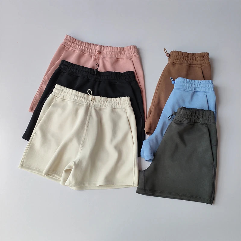 Women's High Waisted Casual Sports Shorts - Neighborhood Dancewear 